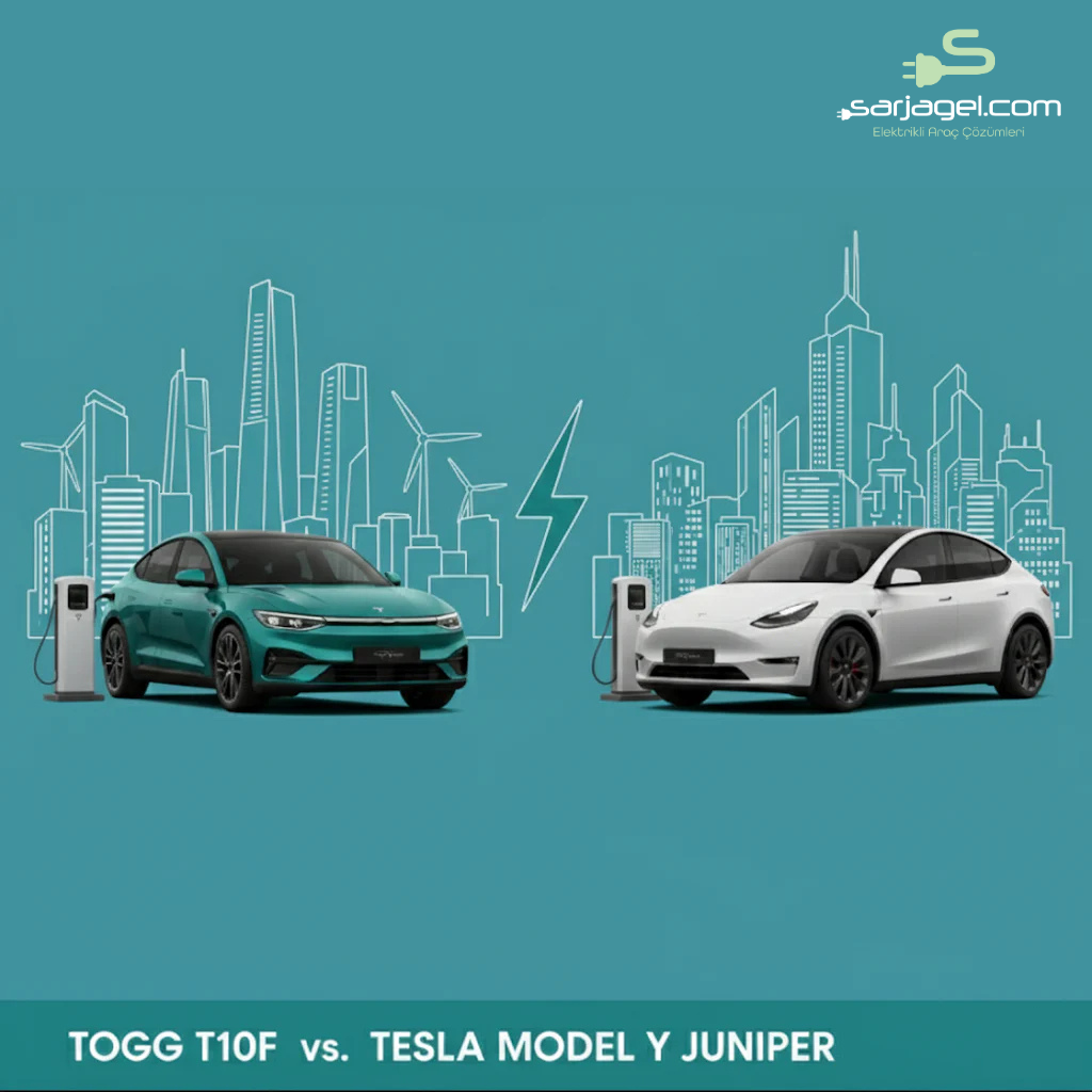 Togg T10F ve Tesla Model Y Juniper karşılaştırması
