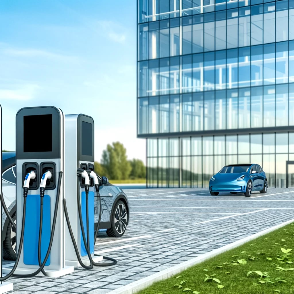 Ofis ve kurumsal alan için elektrikli araç şarj istasyonu seçimi