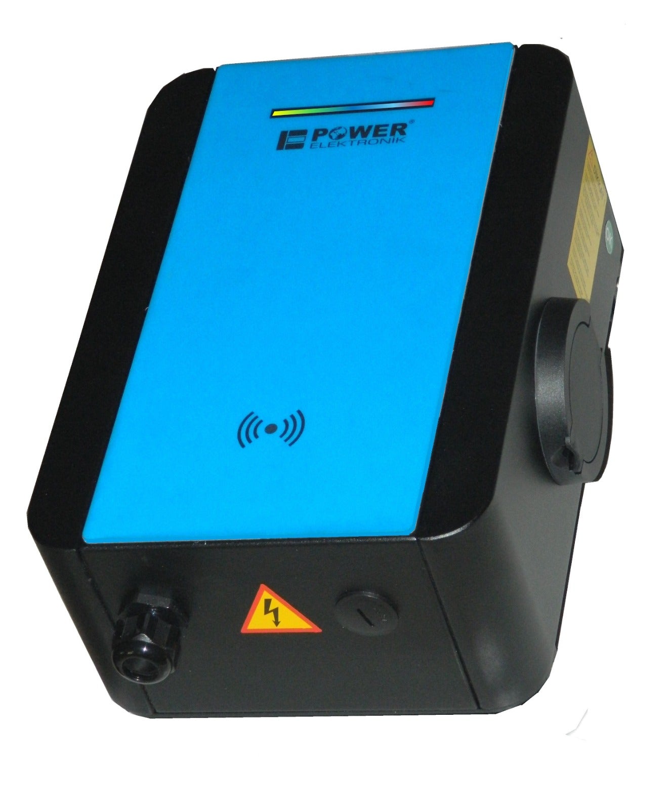 POWER ELEKTRONİK MAVİ 7.4 KW AC SOKETLİ EV TİPİ ARAÇ ŞARJ İSTASYONU