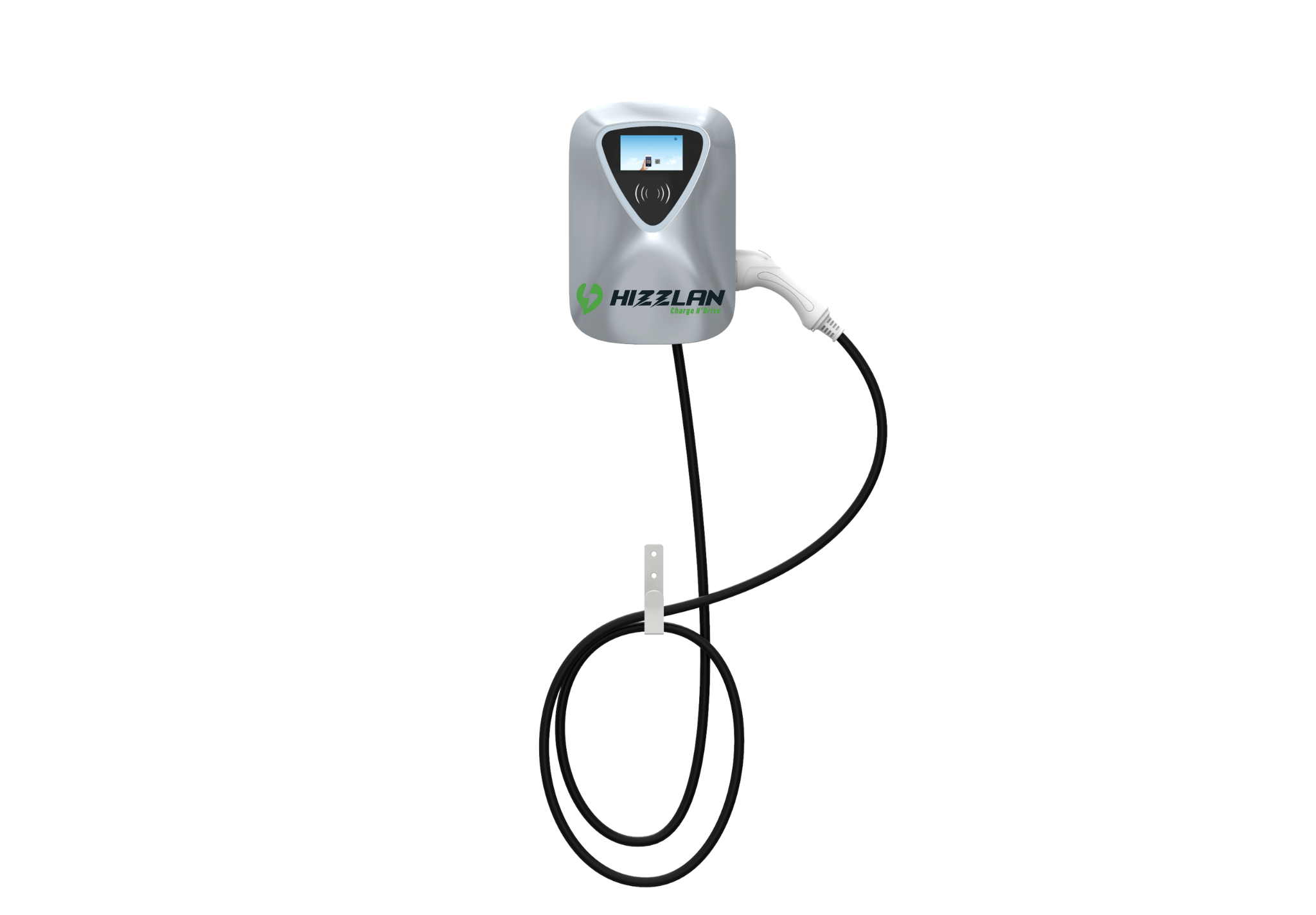 HIZZLAN 3.5 KW AC DUVARA MONTE EV TİPİ KABLOLU ARAÇ ŞARJ İSTASYONU V1