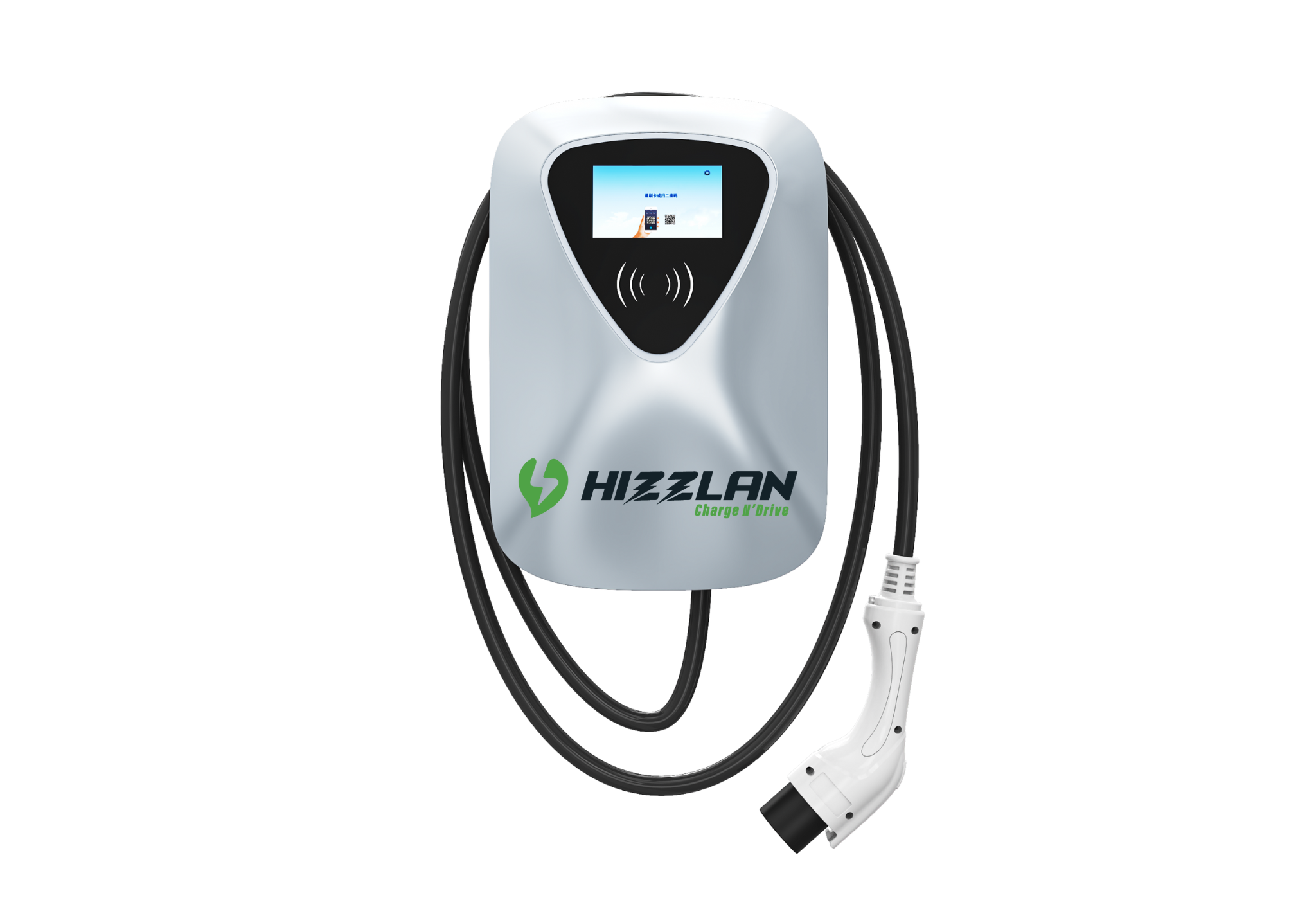 HIZZLAN 11 KW AC DUVARA MONTE EV TİPİ KABLOLU ARAÇ ŞARJ İSTASYONU V1